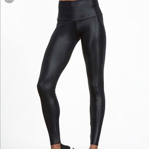 American Apparel Black Shiny Legging